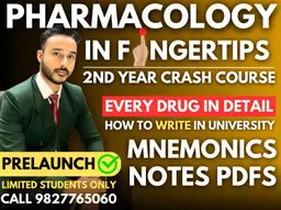 Pharmacology In Fingertips – 2nd Year Crash Course